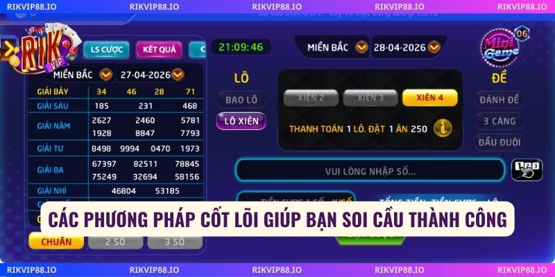 Các phương pháp cốt lõi giúp bạn soi cầu thành công