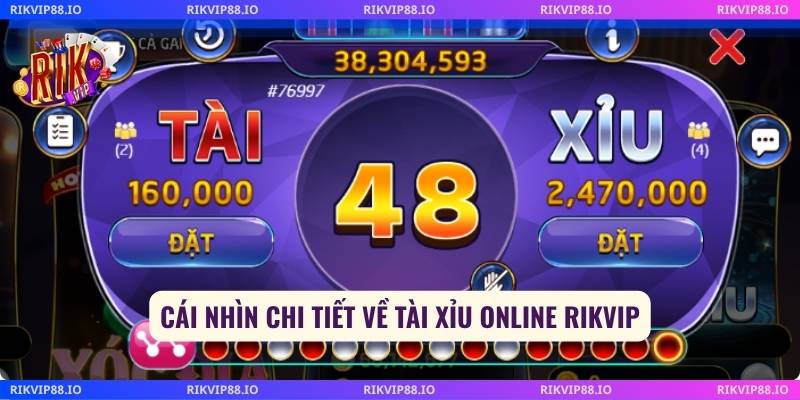 Cái nhìn chi tiết về tài xỉu online Rikvip