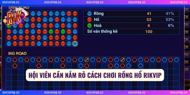 Hội viên cần nắm rõ cách chơi rồng hổ Rikvip