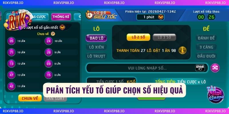 Phân tích yếu tố giúp chọn số hiệu quả