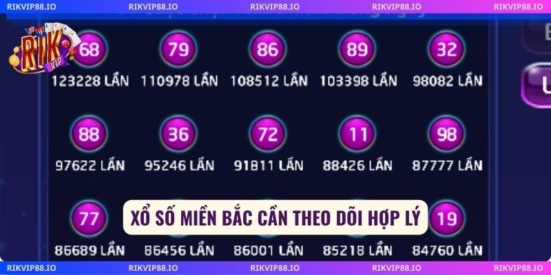 Xổ số miền bắc cần theo dõi hợp lý